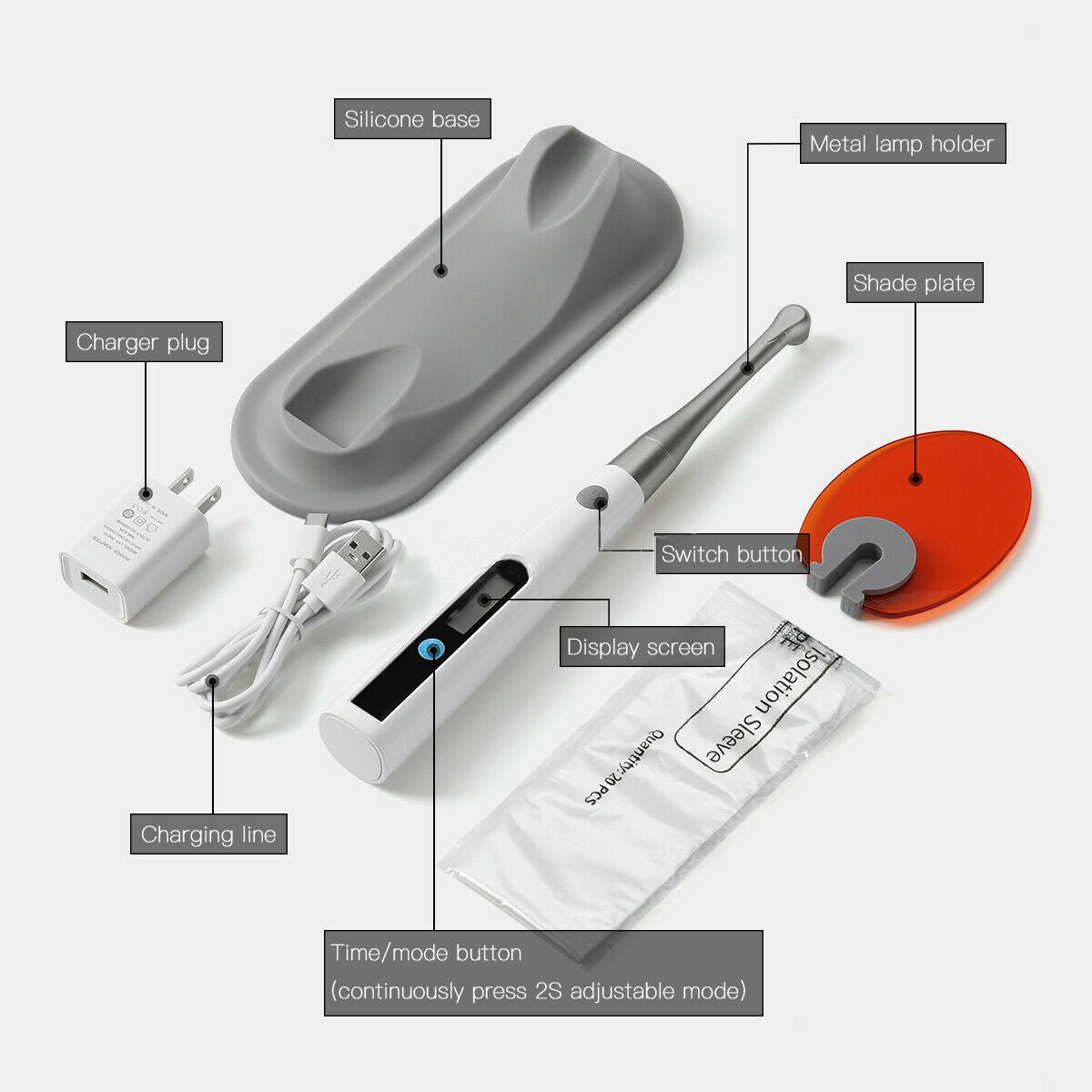 1 Second Curing Light UV Lamp