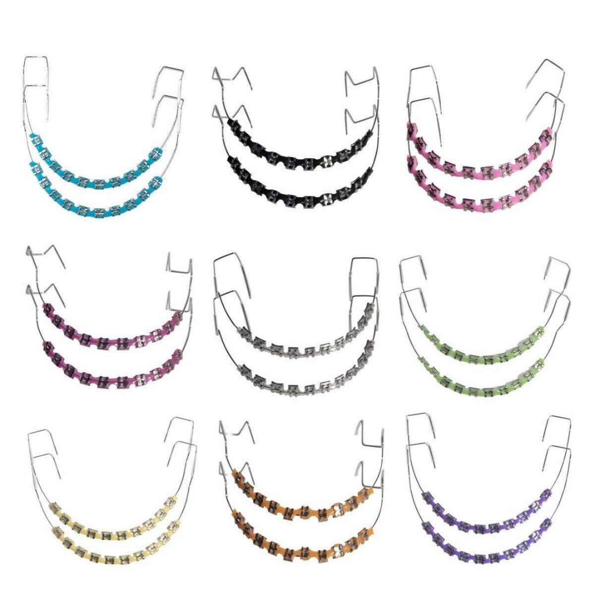 One Step Fake Braces Kit Clip With Power Chain