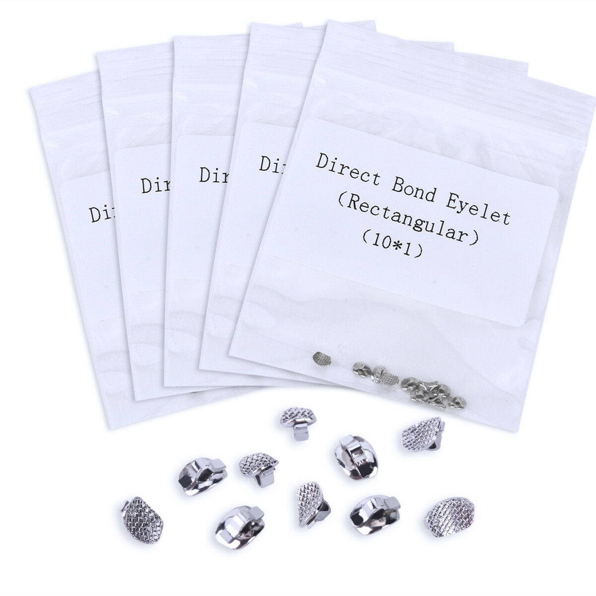 Orthodontic Direct Bond Eyelets Round/Rectangular Base