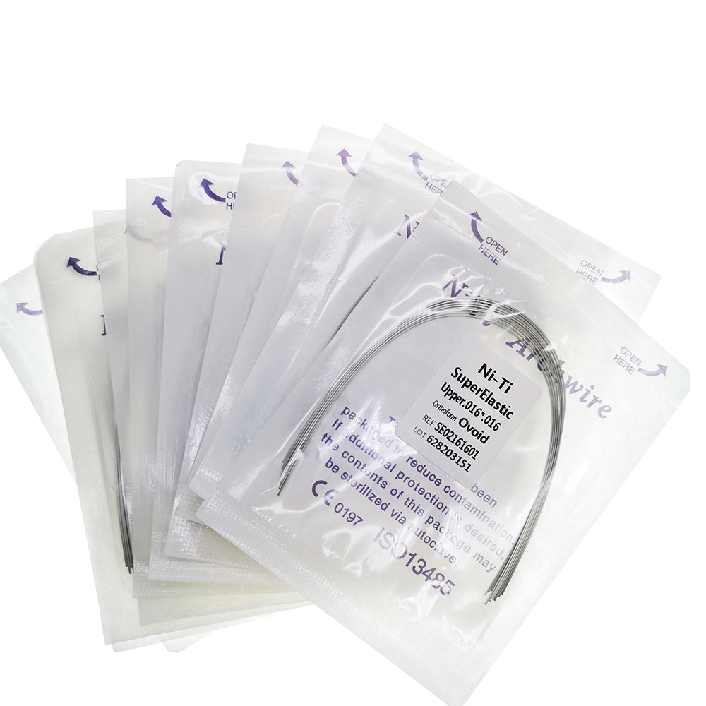 100 Pcs Super Elastic NITI Wire For Braces (Retangular)