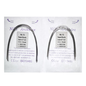 100 Pcs Super Elastic NITI Wire For Braces (Retangular)