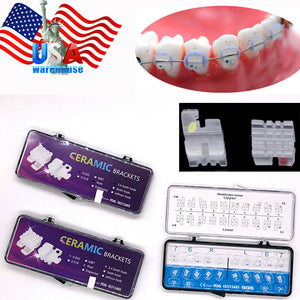 Orthodontic Brackets Ceramic Braces (Mesh Base )