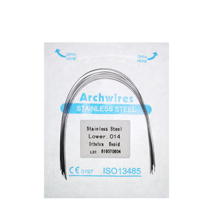 100pcs Orthodontic Braces Brackets Wire Stainless Steel